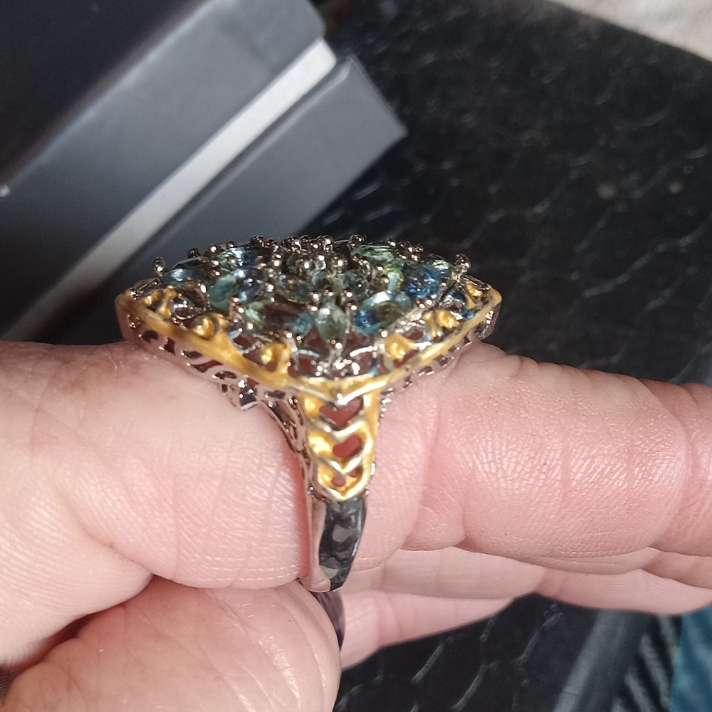 Elegant Multi-Color Ring Set - image 5